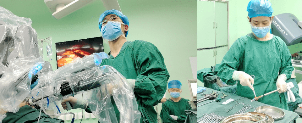 直播机器人
:任双义教授团队成功完成达芬奇机器人胃肠外科双城技手术直播